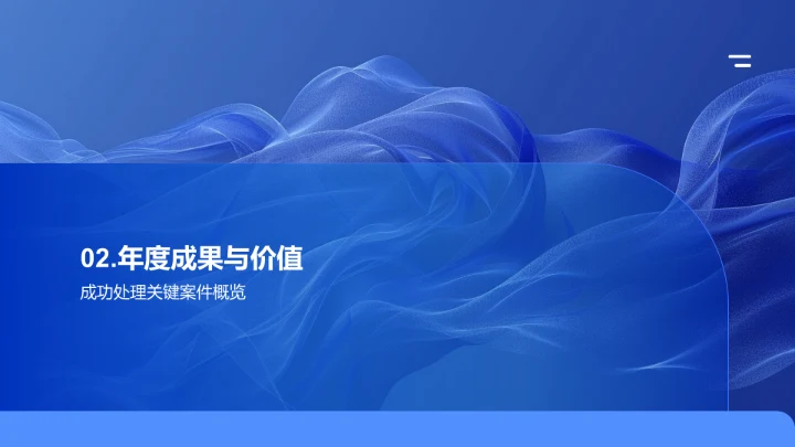 年度法务工作报告PPT模板