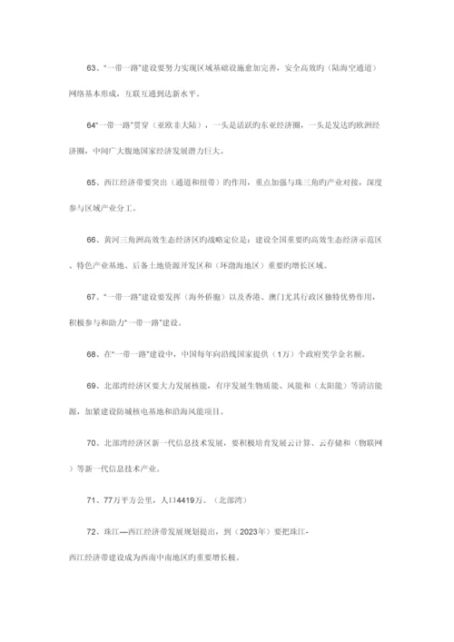 2023年重庆市专业技术人员继续教育公需科目考试答案一带一路答案.docx