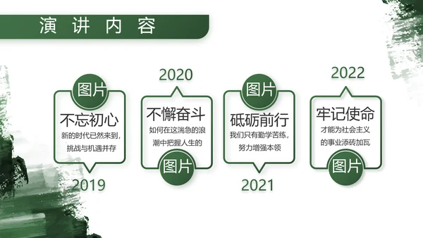 军绿色部队军事工作总结汇报动态PPT