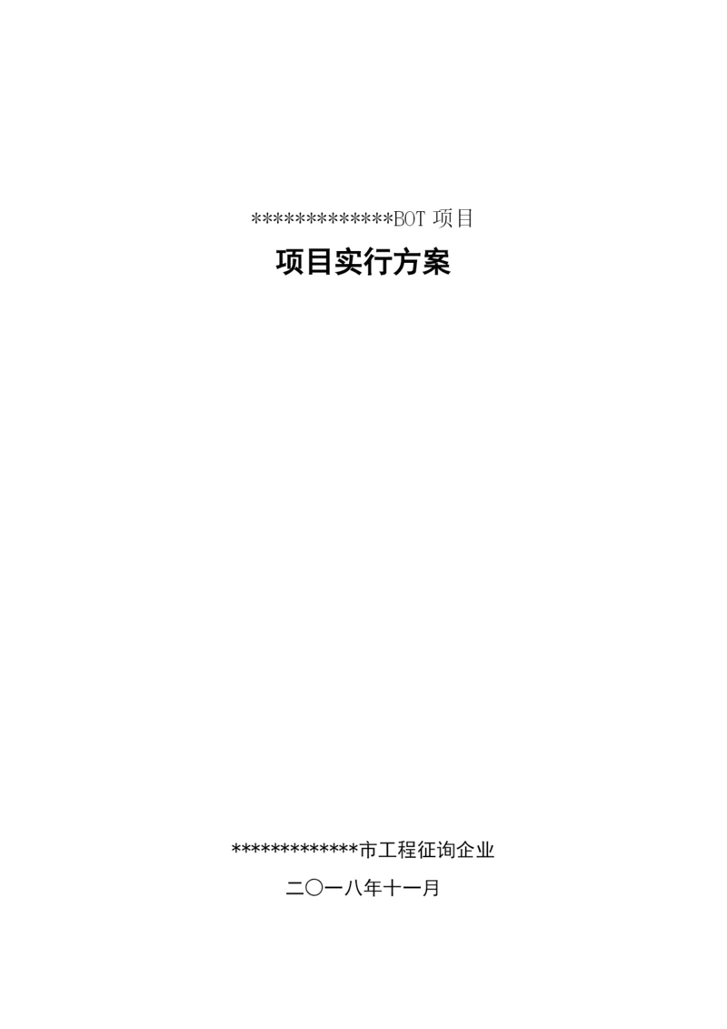 BOT项目实施方案.docx