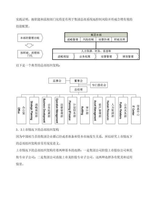 企业忠诚导向的集团公司组织管控