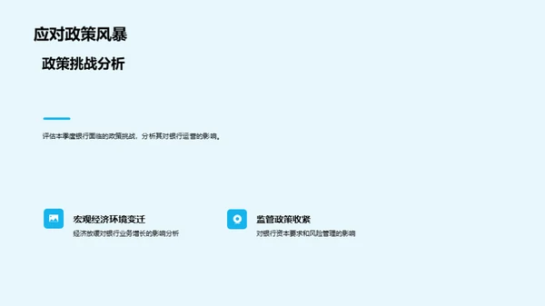 银行季度回顾与展望