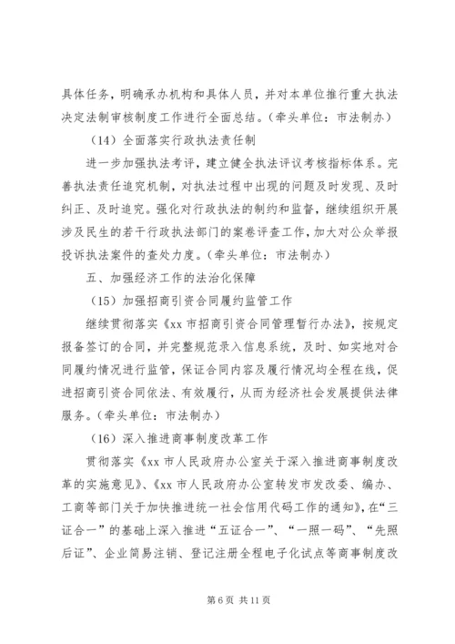 进一步推动依法行政重点工作方案范文.docx