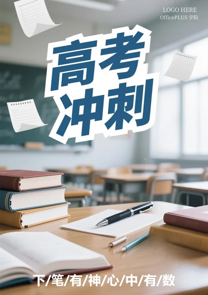 高考加油冲刺海报3