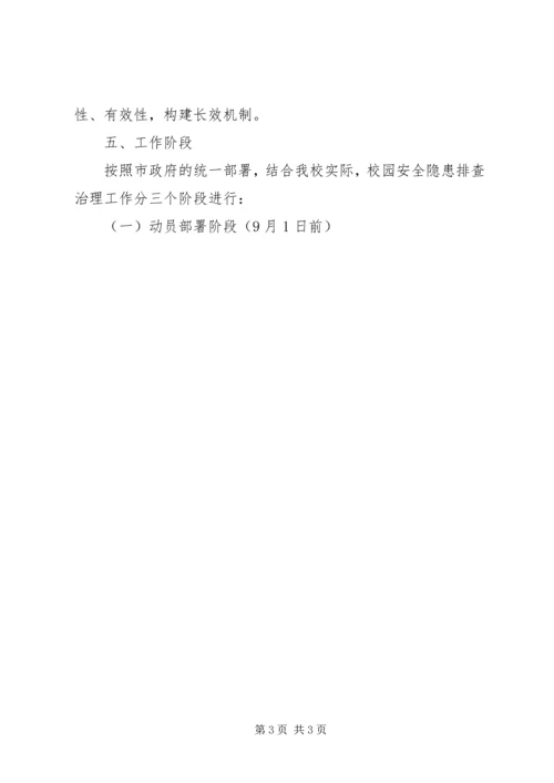 高校校园隐患排查实施方案 (3).docx