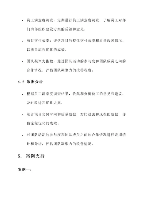 部门内部组织建设方案