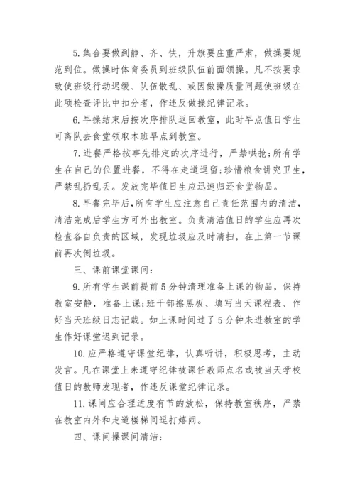 小学生日常管理细则.docx