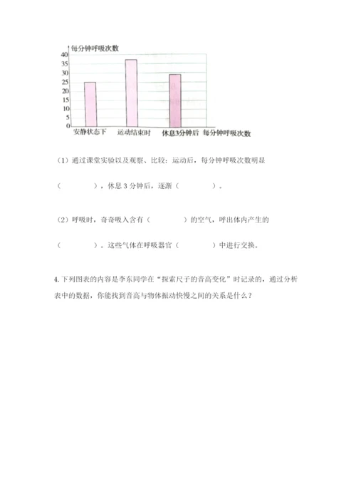 教科版四年级上册科学期末测试卷附答案【培优b卷】.docx