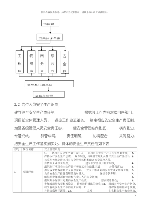 安全管理体系及安全文明施工措施模板.docx