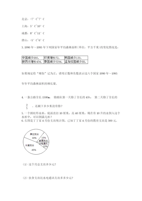 北京海淀区小升初数学试卷参考答案.docx