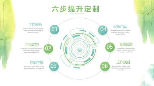 语文教学工作总结汇报计划商务动态PPT模板