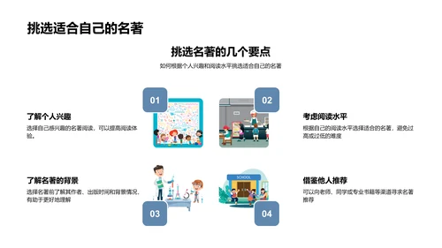 名著赏析课堂教学PPT模板