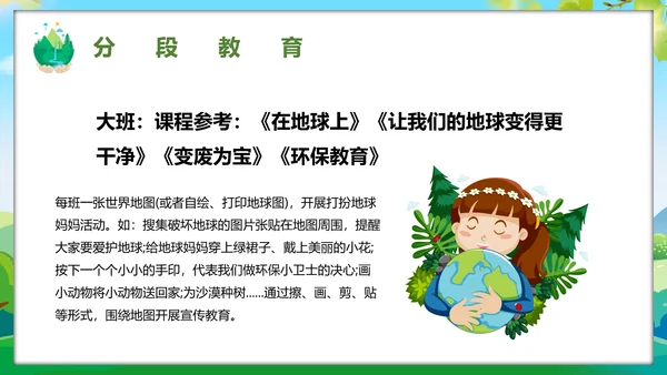 世界环境日爱护环境学校幼儿园通用PPT模板