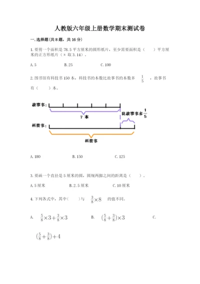 人教版六年级上册数学期末测试卷（预热题）word版.docx