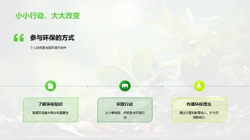 环保生活新态度