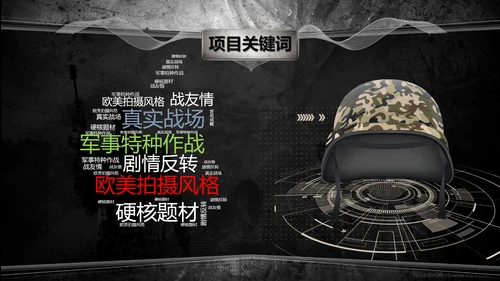 射击游戏灰与红前传电影传媒影视PPT模板