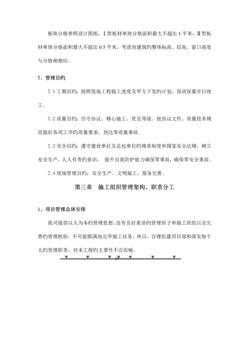 保温一体板施工组织设计概述.docx