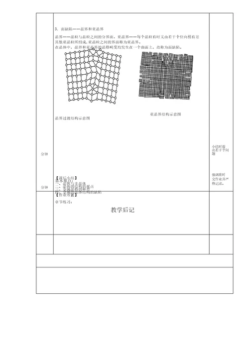 金属学习的材料及热处理教案