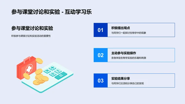 生物学科知识讲解PPT模板
