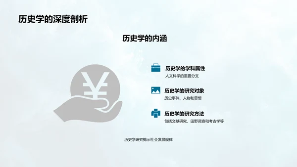 历史学专业解析PPT模板