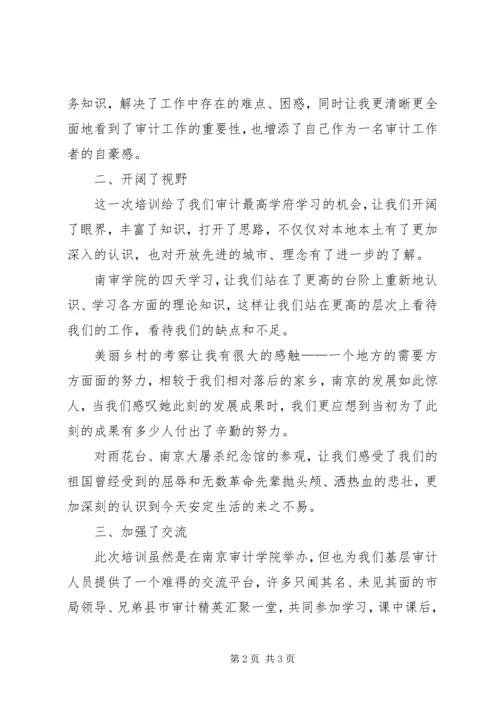 学习审计学的心得体会 (2).docx