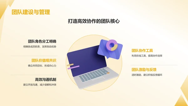 橙色3D风大学生互联网+创新创业项目计划书PPT模板