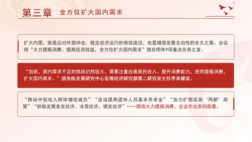 从中央经济工作会议看2025年中国经济着力点专题党课PPT