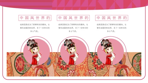 国潮戏曲京戏PPT模板