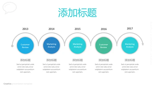 蓝色独特创意设计公司简介商务PPT模板