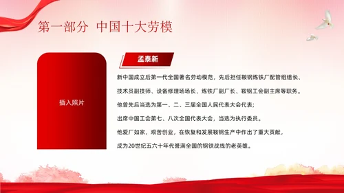 五一劳动节弘扬劳模精神劳动精神课程PPT课件