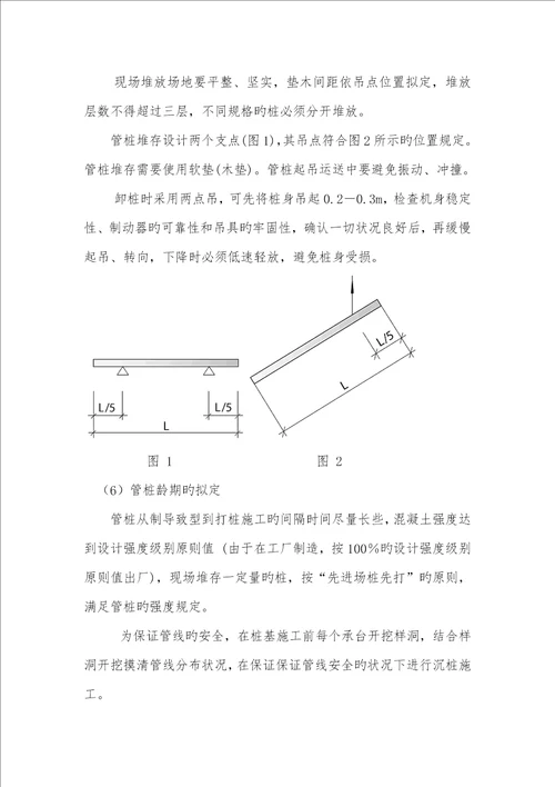 锤击桩专项综合施工专题方案