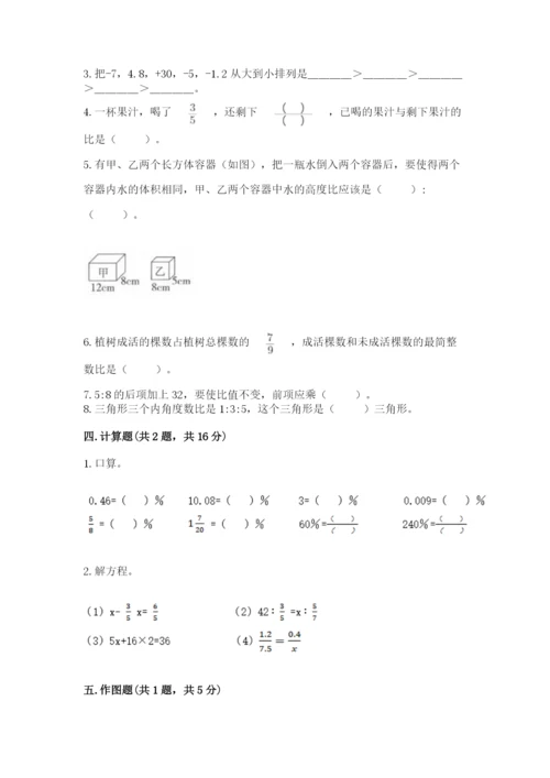 小升初六年级期末试卷精品【夺冠系列】.docx