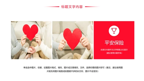 中国平安保险平安银行人身保险行业PPT模板