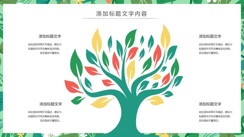 唯美清新主题述职报告PPT模板