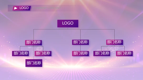 紫色励志业务启动大会战略合作策划PPT模板