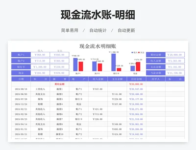 现金流水账-明细
