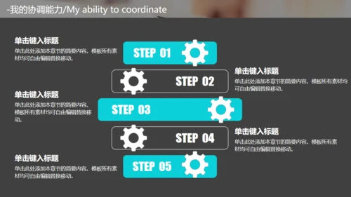 商务办公企业岗位竞聘报告通用PPT模板