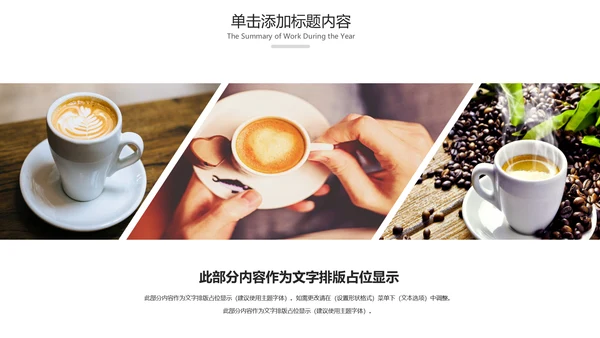 下午茶西餐厅休闲咖啡厅介绍咖啡介绍PPT模板