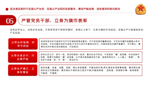 从严治军传承红色基因担当强军重任部队党课PPT