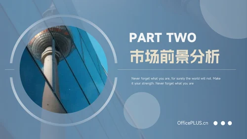 蓝金稳重大气创业融资计划书PPT模板