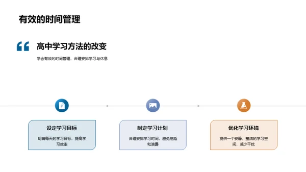 高中生活新篇章