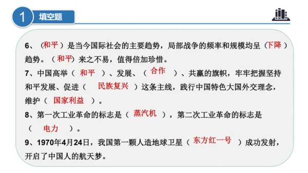第四单元（复习课件）-六年级道德与法治下学期期末核心考点集训（统编版）