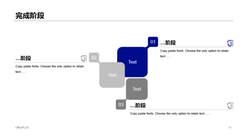 蓝色个人年度工作总结报告PPT案例