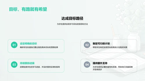新学期课程全解PPT模板