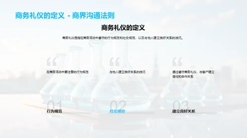 化学商务：礼仪与交流