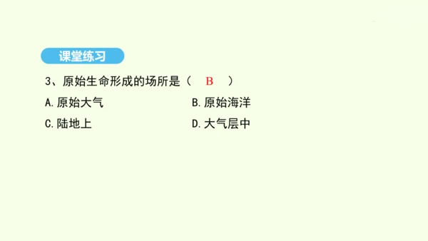 7.3.1地球上生命的起源课件-人教版生物八年级下册(共22张PPT)