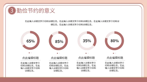 勤俭节约从我做起主题班会通用PPT模板