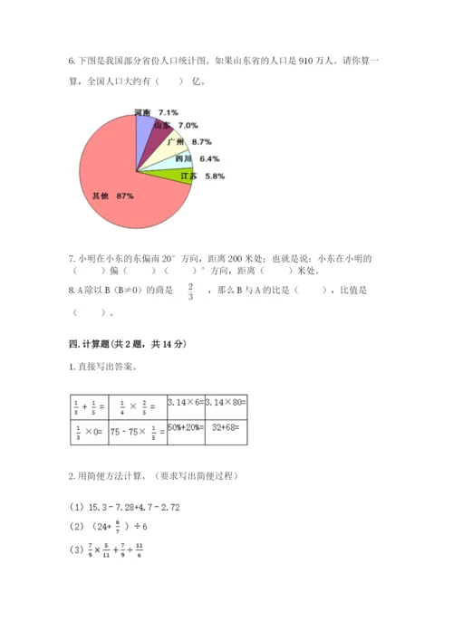 人教版六年级上册数学期末测试卷精品【考点梳理】.docx