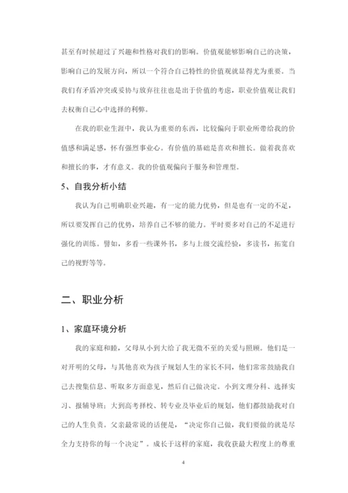 12页4100字录音技术与艺术专业职业生涯规划.docx