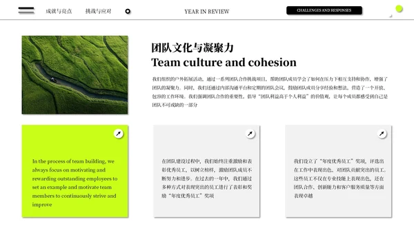黑绿简约高级感年中总结通用PPT模板